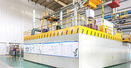 horizontal continuous casting furnace